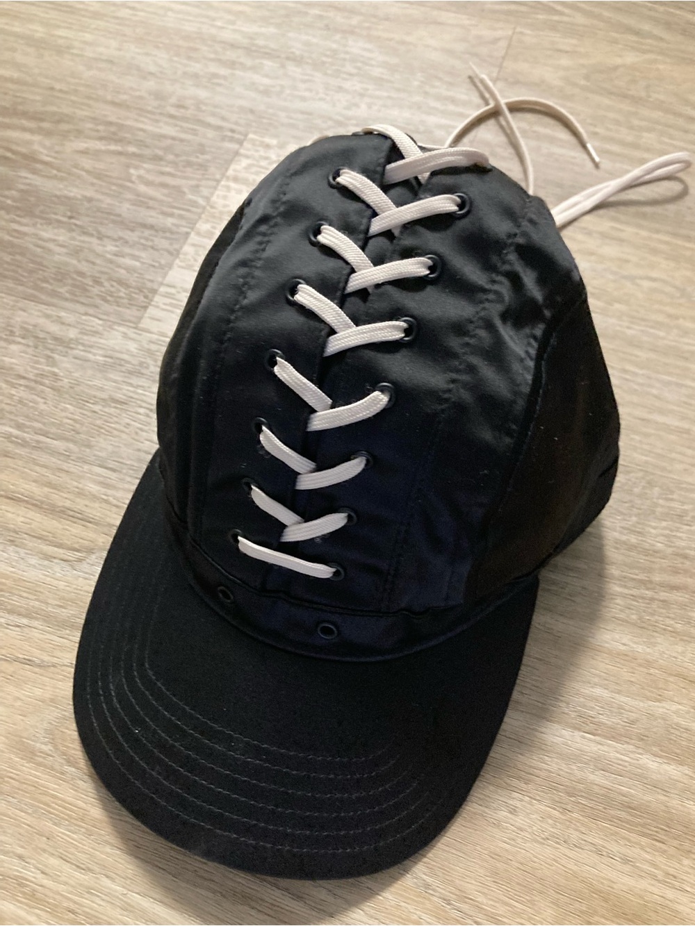 sexy Black Lace-Up Women's Baseball Cap by Fenty Rhianna